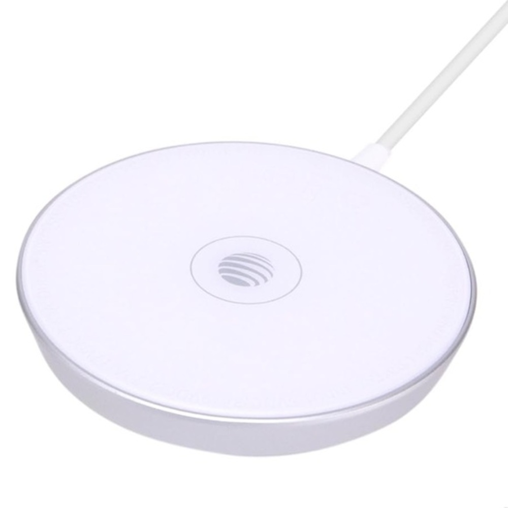 White Circular Wireless Charger